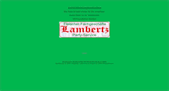 Desktop Screenshot of fleischerei-lambertz.de
