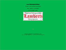 Tablet Screenshot of fleischerei-lambertz.de